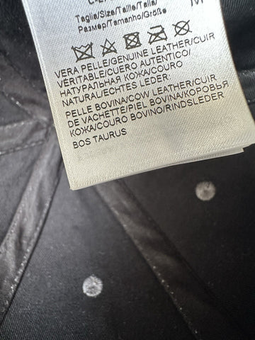 Bottega Veneta Printed Leather Baseball Cap Gray Hat M (58 cm) 739329 NWT $950