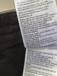 Bottega Veneta Printed Leather Baseball Cap Gray Hat M (58 cm) 739329 NWT $950