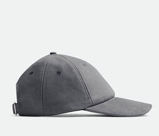 Bottega Veneta Printed Leather Baseball Cap Gray Hat M (58 cm) 739329 NWT $950
