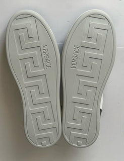 Versace Medusa Men’s Black/White Leather Sneakers 12 US (45) 1013377 IT NIB
