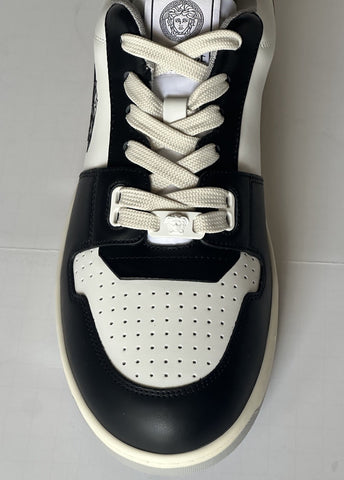 Versace Medusa Men’s Black/White Leather Sneakers 12 US (45) 1013377 IT NIB