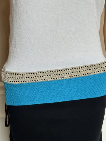 ESCADA Women’s Sleeveless White Top Medium