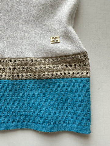 ESCADA Women’s Sleeveless White Top Medium