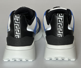 Versace Medusa Mens White/Black/Blue Sneakers 10.5 US (43.5) 1011942 IT NIB $825