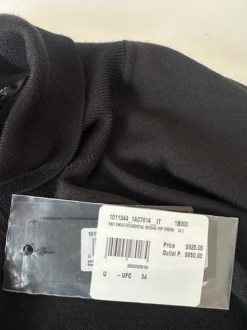 Versace Wool/Silk/Cashmere Turtleneck Sweater  Black 54 Euro 1011344 IT NWT $925