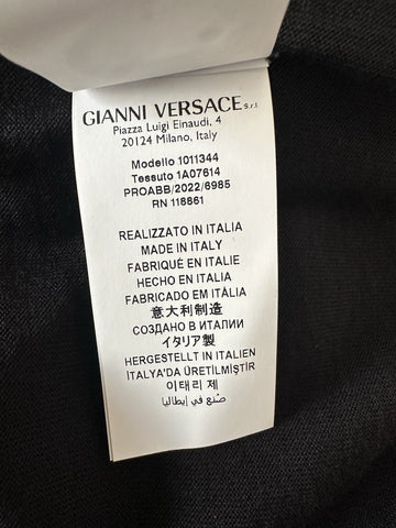 Versace Wool/Silk/Cashmere Turtleneck Sweater  Black 54 Euro 1011344 IT NWT $925