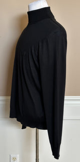 Versace Wool/Silk/Cashmere Turtleneck Sweater  Black 54 Euro 1011344 IT NWT $925