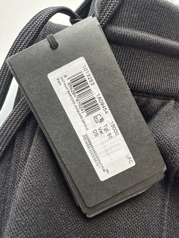 Versace Knit Barocco Jacquard Black Wool/Silk Pants L (50) 1013253 IT NWT $1525