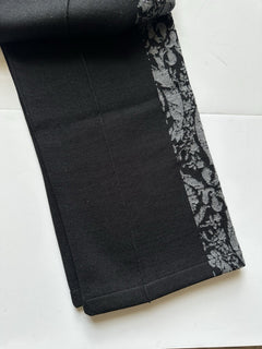 Versace Knit Barocco Jacquard Black Wool/Silk Pants 2XL 54 1013253 IT NWT $1525