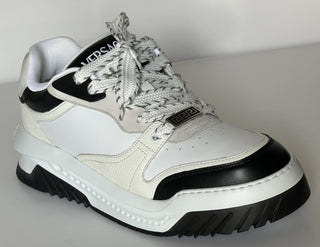 Versace Odissea Men’s Leather White/Black Sneakers 9 US (42 Eu) 1015437 NIB $950