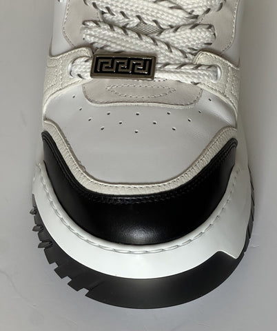 Versace Odissea Men’s Leather White/Black Sneakers 9 US (42 Eu) 1015437 NIB $950