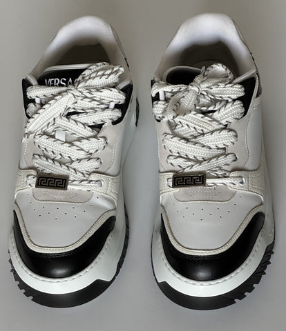 Versace Odissea Men’s Leather White/Black Sneakers 9 US (42 Eu) 1015437 NIB $950