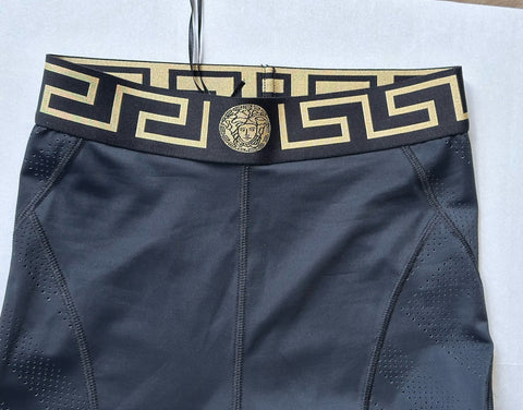 Versace Greca Border Gym Leggings Pants Black XS 1004103 NWT $920