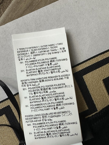 Versace Greca Border Gym Leggings Pants Black XS 1004103 NWT $920