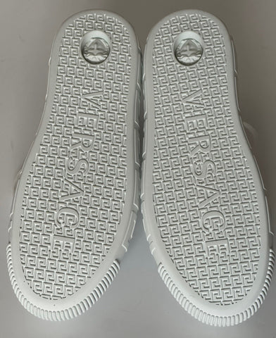 Versace Men's White Leather Sneakers 11 US (44 Euro) Italy 1015600 NWT