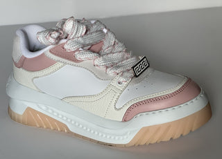 Versace Odissea Women’s Leather White/Pink Sneakers 10 US (40) 1016365 NIB $925