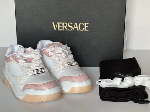 Versace Odissea Women’s Leather White/Pink Sneakers 10 US (40) 1016365 NIB $925