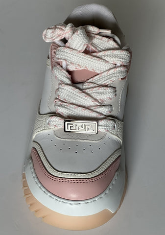 Versace Odissea Women’s Leather White/Pink Sneakers 10 US (40) 1016365 NIB $925
