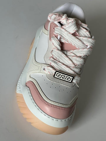 Versace Odissea Women’s Leather White/Pink Sneakers 10 US (40) 1016365 NIB $925