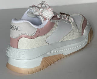 Versace Odissea Women’s Leather White/Pink Sneakers 10.5 US (40.5) 1016365 NIB