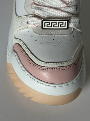 Versace Odissea Women’s Leather White/Pink Sneakers 10.5 US (40.5) 1016365 NIB