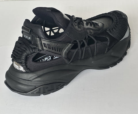 Versace Mercury M_VS_01 Men’s Leather Black Sneakers 12 US (45) 1016711 NIB $990