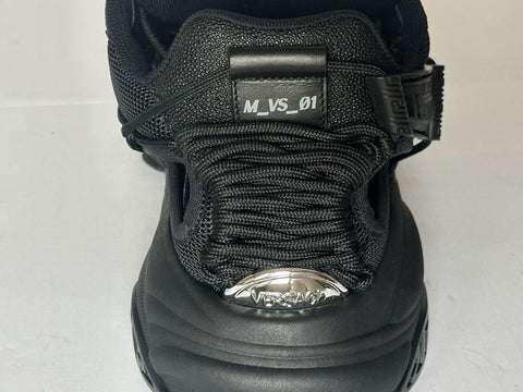 Versace Mercury M_VS_01 Men’s Leather Black Sneakers 12 US (45) 1016711 NIB $990