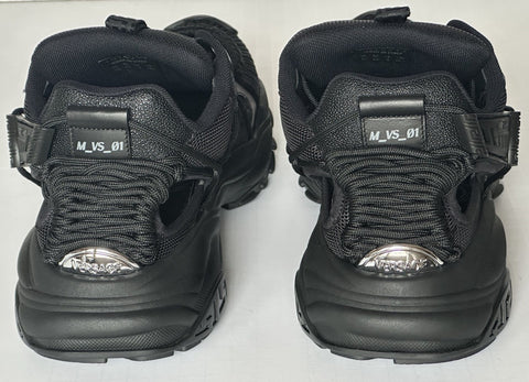 Versace Mercury M_VS_01 Men’s Leather Black Sneakers 12 US (45) 1016711 NIB $990