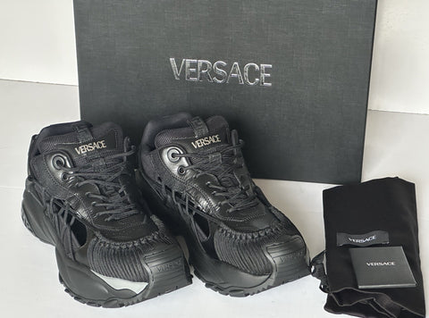 Versace Mercury M_VS_01 Men’s Leather Black Sneakers 12 US (45) 1016711 NIB $990