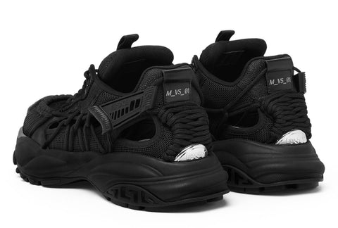 Versace Mercury M_VS_01 Men’s Leather Black Sneakers 12 US (45) 1016711 NIB $990