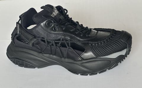 Versace Mercury M_VS_01 Men’s Leather Black Sneakers 12 US (45) 1016711 NIB $990