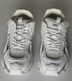 Versace Mercury M_VS_01 Men’s Leather White Sneakers 10 US (43) 1016711 NIB $990