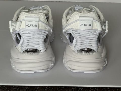 Versace Mercury M_VS_01 Men’s Leather White Sneakers 10 US (43) 1016711 NIB $990