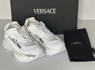 Versace Mercury M_VS_01 Men’s Leather White Sneakers 10 US (43) 1016711 NIB $990