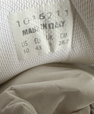 Versace Mercury M_VS_01 Men’s Leather White Sneakers 10 US (43) 1016711 NIB $990