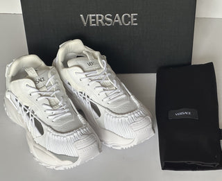 Versace Mercury M_VS_01 Men’s Leather White Sneakers 9.5 US (42.5) 1016711 NIB
