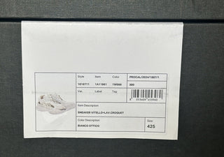 Versace Mercury M_VS_01 Men’s Leather White Sneakers 9.5 US (42.5) 1016711 NIB