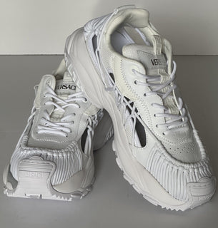 Versace Mercury M_VS_01 Men’s Leather White Sneakers 9.5 US (42.5) 1016711 NIB