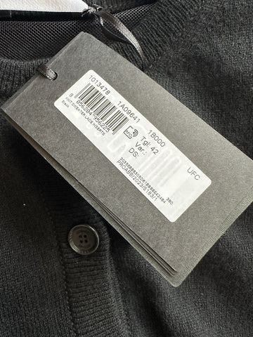 Versace Women's Barocco Lace Cashmere Cardigan Black 42 Euro Italy 1013478 NWT