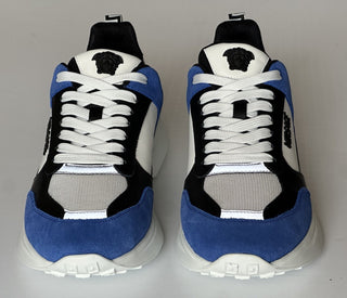 Versace Medusa Men’s White/Black/Blue Sneakers 10 US (43 Eu) 1011942 IT NIB $825