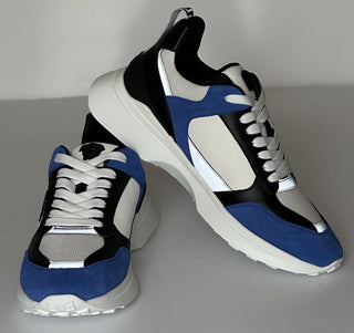 Versace Medusa Men’s White/Black/Blue Sneakers 8 US (41 Eu) 1011942 IT NIB $825