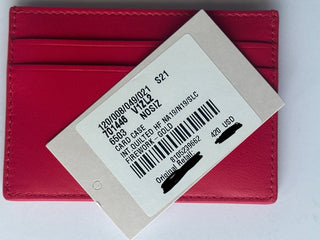 Bottega Veneta Intrecciato Quilted Leather Card Holder Red 701446 IT NWT $420