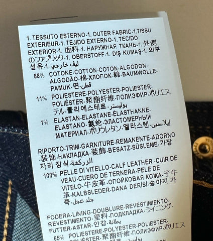 Versace Mens Eco Stretch Denim Dark Blue Jeans 40 US 1011693 NWT $675