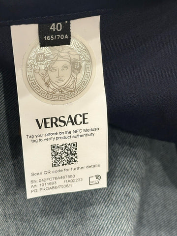 Versace Mens Eco Stretch Denim Dark Blue Jeans 40 US 1011693 NWT $675