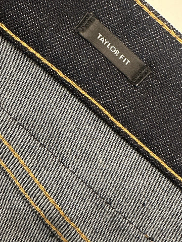 Versace Mens Eco Stretch Denim Dark Blue Taylor Fit Jeans 30 US 1011693 NWT $675