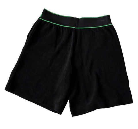 Bottega Veneta Men's Medium Weight Toweling Shorts Black Medium 702425
