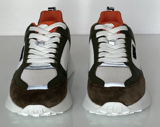 Versace Medusa Men’s White/Green/Brown Sneakers 12.5 US (45.5) 1011942 NIB $825