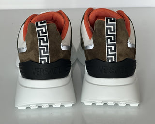 Versace Medusa Men’s White/Green/Brown Sneakers 12.5 US (45.5) 1011942 NIB $825