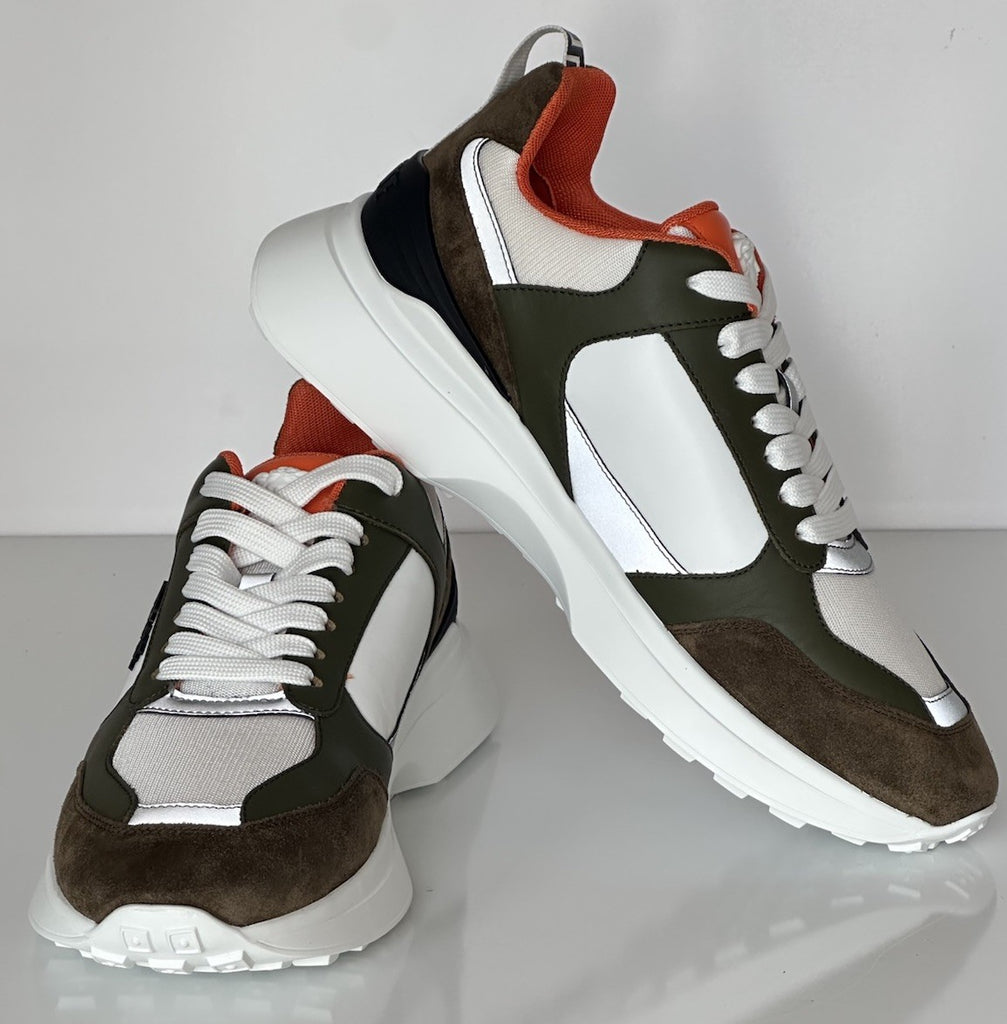 Versace Medusa Men’s White/Green/Brown Sneakers 13 US (46 Eu) 1011942 NIB $825