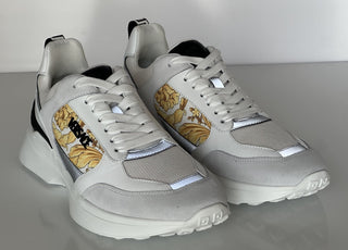 Versace Medusa Men’s White/Black/Gold Sneakers 9 US (42 Eu) 1011942 IT NIB $825